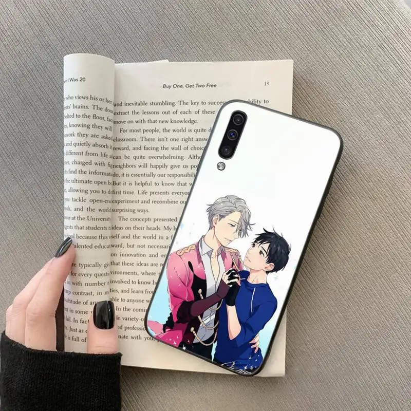 

anime cool cartoon yuri on ice Phone Case For Samsung galaxy S 7 8 9 10 20 edge A 6 10 20 30 50 51 70 note 10 plus