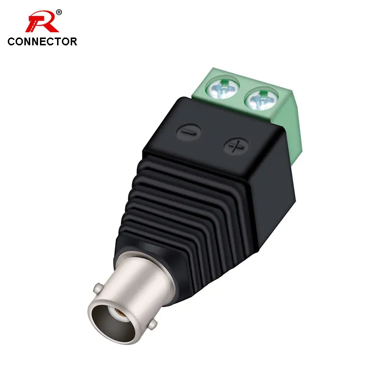 

50pcs BNC female jack 2 ways AV Terminal, BNC AV Balun Terminal Connector