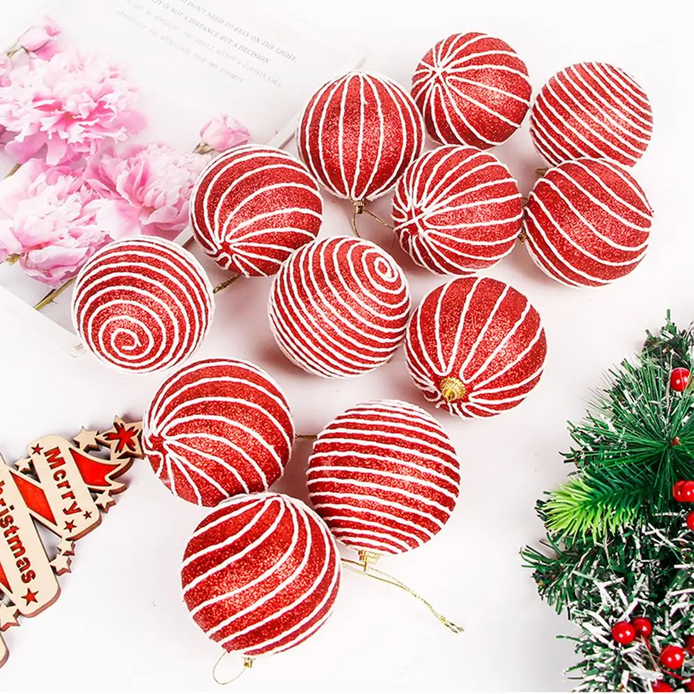 Рождественские шары елочные подвесные из пенопласта для Санта Клауса украшения