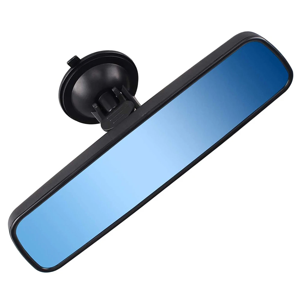 

360 Rotating Car Rearview Mirrors Interior Blue Anti-glare Curved Rearview Mirro Baby Mirrors With Suction Cup Car Accessories
