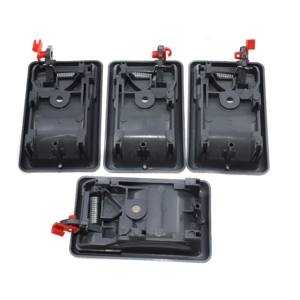 ISANCE 4 шт. серая внутренняя ручка двери левый и правый набор TO1352105 TO1353105 для Toyota Corolla