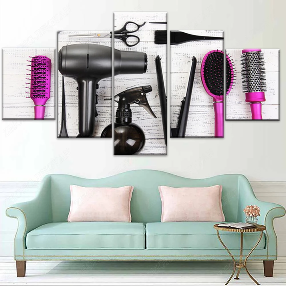 Картина на холсте для парикмахерской Современный домашний декор салона красоты