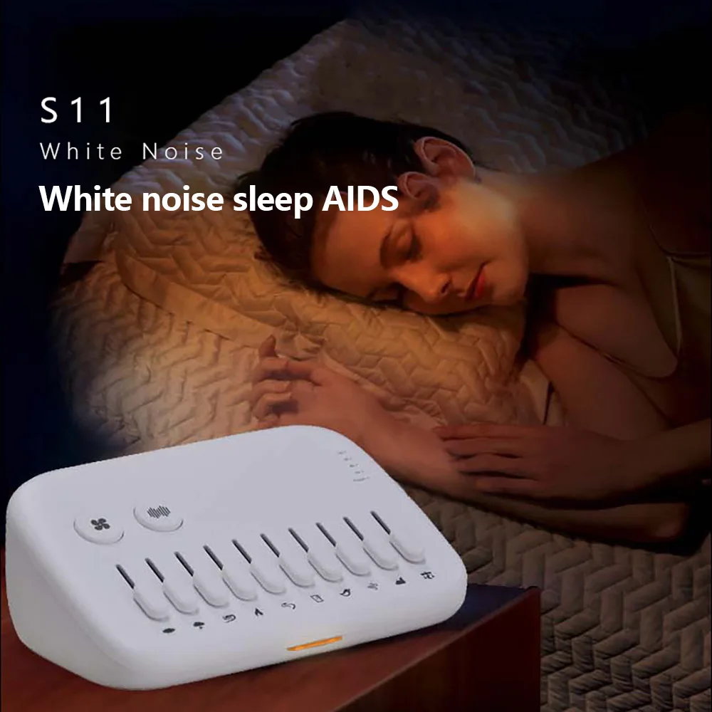 

White Noise Machine USB Rechargeable Timed Shutdown Sleep Sound Machine For Sleeping & Relaxation for Baby Adult Office Travel