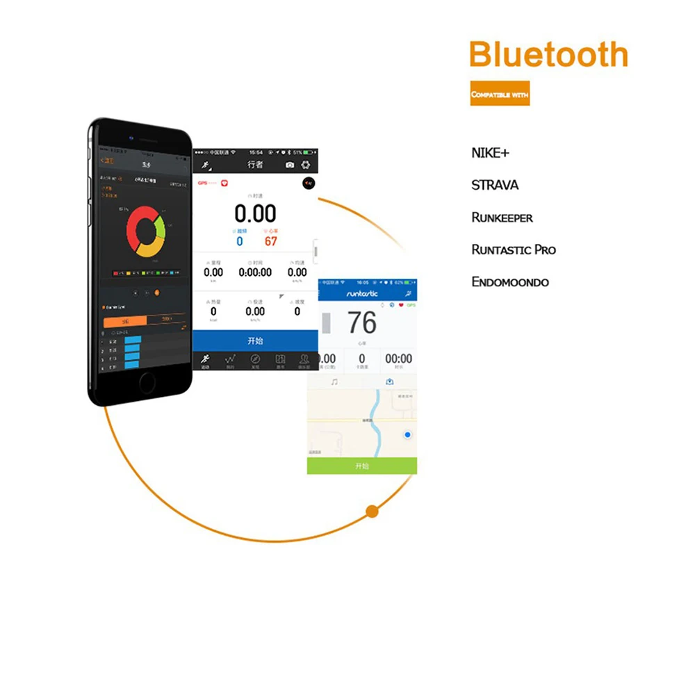 Монитор сердечного ритма Magene H64 Bluetooth 4 0 ANT + датчик magene с нагрудным ремешком для