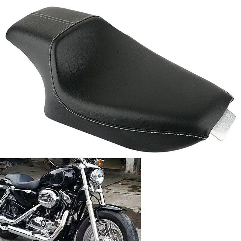 

Motorcycle passenger seats PU Leather Two Up Driver Front Rear Passenger Seat