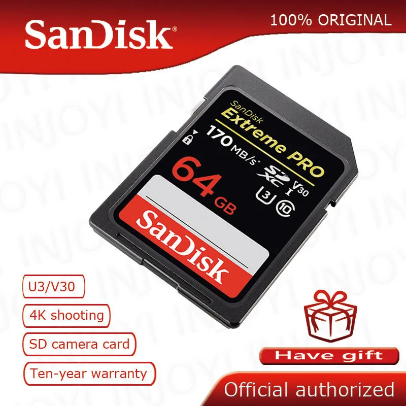 SanDisk карта памяти 16 100% ГБ класс 10 128 ГБ|camera bags on sale|cameras picscamera cup |