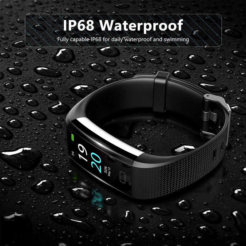 

Losfick Smart Watch Men Waterproof Fitness Tracker Sleeping Monitor Heart Rate Blood Pressure Smart Watch Women For iOS Android