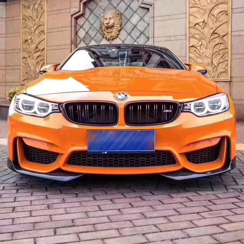 Реальные углеродного волокна автомобилей спереди Canards губ передний бампер