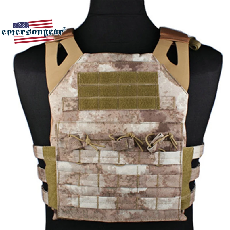 AT Emerson gear Emerson JPC тактический жилет бронежилет нейлон Molle защитная пластина Перевозчик военный страйкбол боевой CS Wargame gear - Цвет: AT