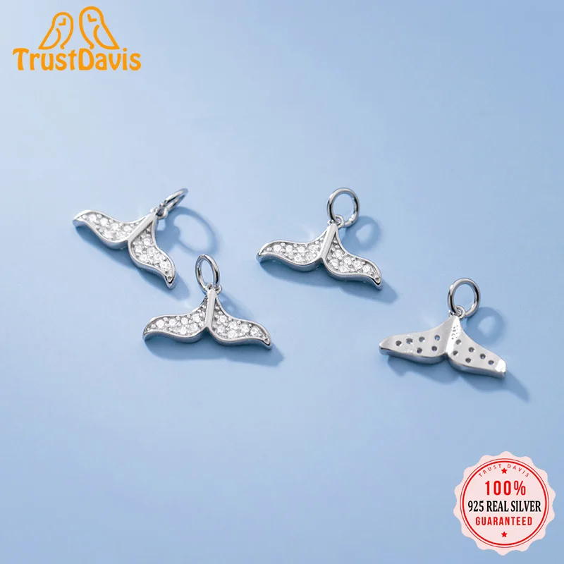 Кулон-подвеска рыбий хвост из серебра 925 пробы ручной работы DZ462 | Украшения и