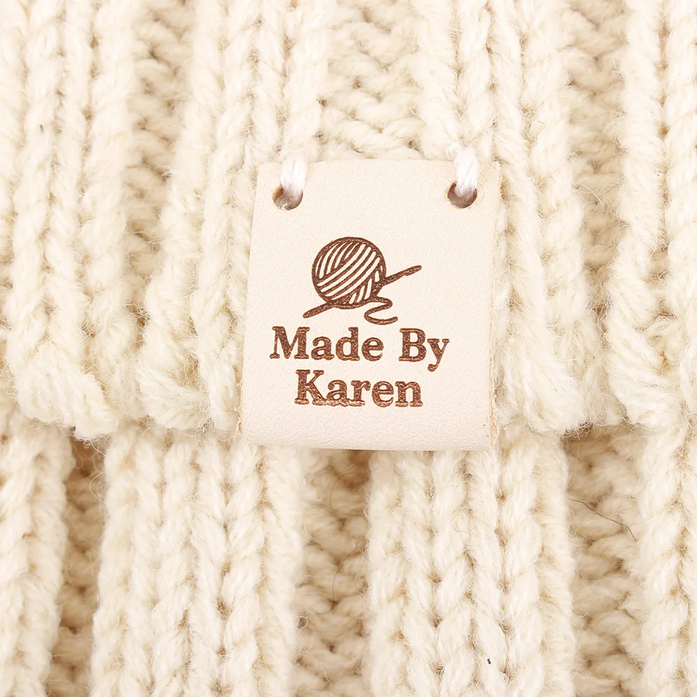 

Personalized Labels, Garment Tags, Leather Tags, personalized tags, knit labels, Custom Name, Handmade, Handsewn (PB2340)