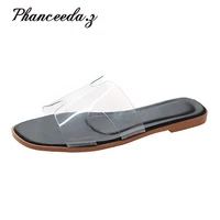 2021 shoes women sandals flip flops toe slides female fashion comfortable sandal sweet slippers pvc jelly shoes size 6 11