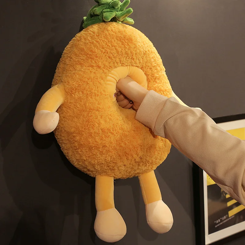 Забавные фрукты милые плюшевые игрушки в виде вишни ананаса арбуза мягкая