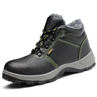 brand winter waterproof steel toe work safety shoes boots hiking boots