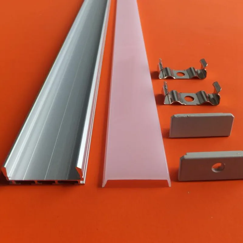 Бесплатная доставка широкий монтажный светодиодный алюминиевый профиль Ширина