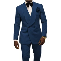 2021 shawl lapel wedding tuxedos groom wear suits burgundy groomsmen slim fit formal dinner business suits men jacketpants