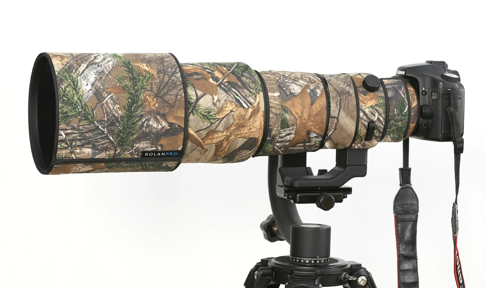 Спортивный защитный чехол SIGMA F/4 OS камуфляжный для объектива камеры | Электроника