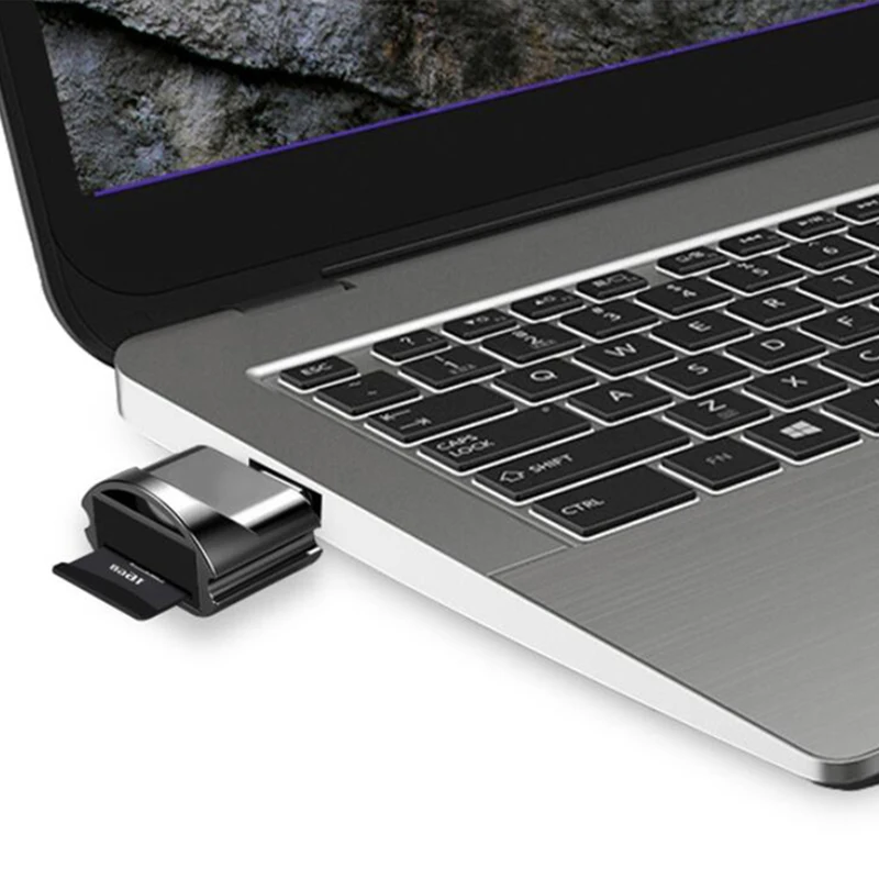 Портативный USB 2 0 Тип C кард ридер TF Micro SD карты OTG адаптер Type устройство чтения карт
