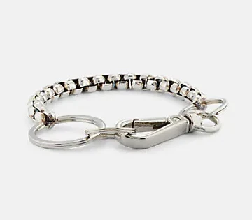 Pulseras Hombre Braslet для мужчин хип-хоп панк металл Dogclip брелок звено цепи браслет с