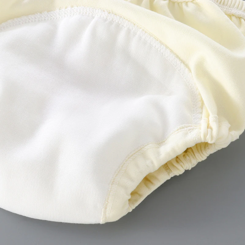 

7PCS Reusable Washable Nappies Waterproof Baby Cloth Diapers 6 Layers Of Gauze Learning Training Pants Baby Diaper Pure Cotton