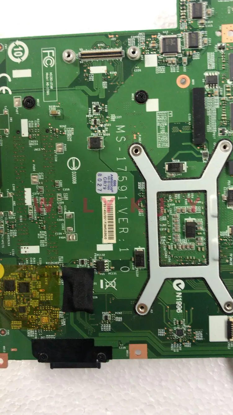  MS 17591 материнская плата для MSI GE70 1759 ноутбука с Процессор i7 4720HQ GPU GTX960M