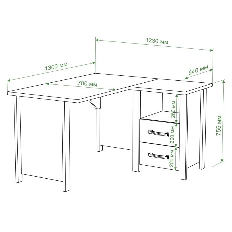 Computer desk MERDES STD-U Children Tables Furniture |