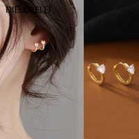 dielorelei 925 sterling silver style jewelry eliminates metal allergies girls accessories gift prevent allergy hoop earrings