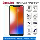 Закаленное стекло для Motorola Moto One 9H 2.5D Premium, Защитная пленка для экрана Motorola P30 Play, зеркальная защитная пленка, стекло