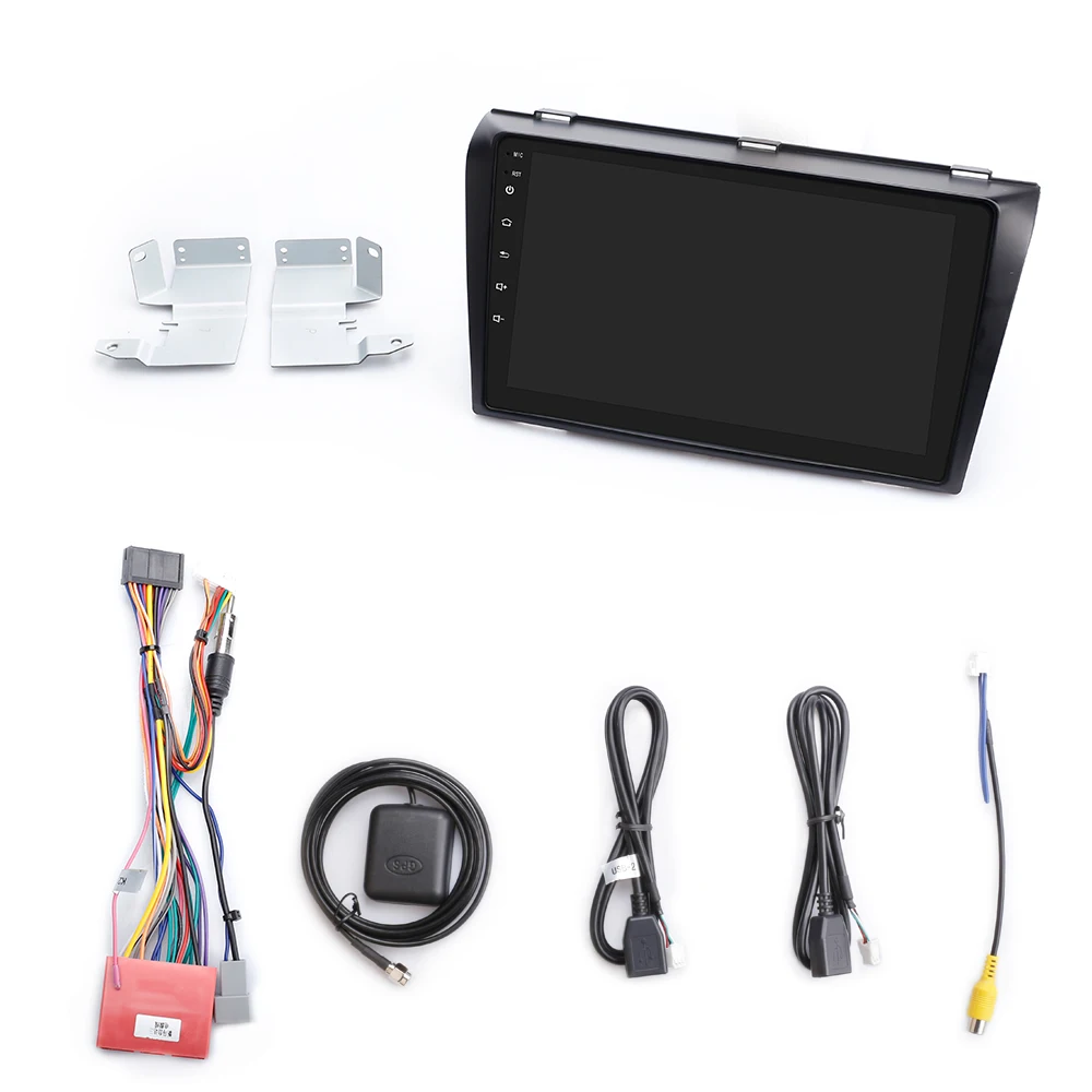 android 10 0 car multimedia player for mazda 3 bk mazda3 2004 2013 autoradio gps navigation camera wifi ips screen stereo rds free global shipping