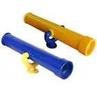 Детская игровая площадка, монокулярный пиратский телескоп, пластиковая игрушка, детская игра для воображения на открытом воздухе, набор деревянных качелей