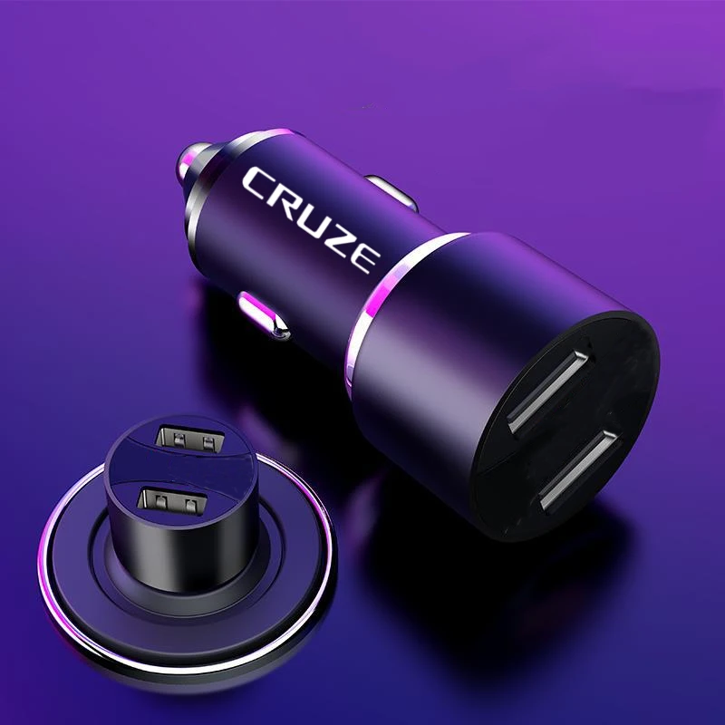 

3.4A Car Dual USB Universal Quick Charger Fast Charging in car 2 Port mobile phone charger For Chevrolet Cruze Auto Accessories