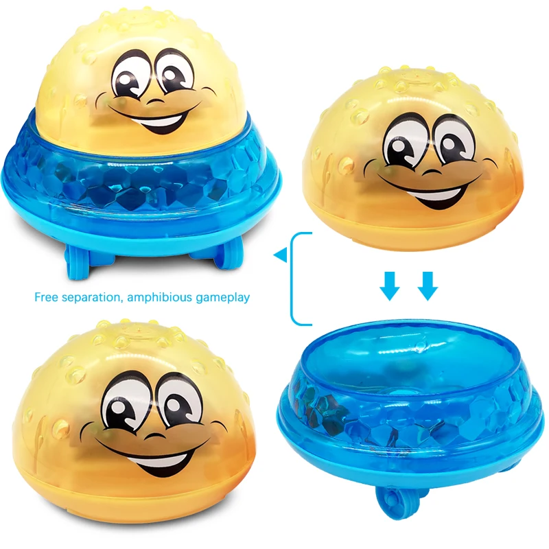 

Baby Bath Toys Spray Water Light Rotate with Shower Pool Kids Toys for Children Toddler Swimming Party Bathroom LED Light Toys