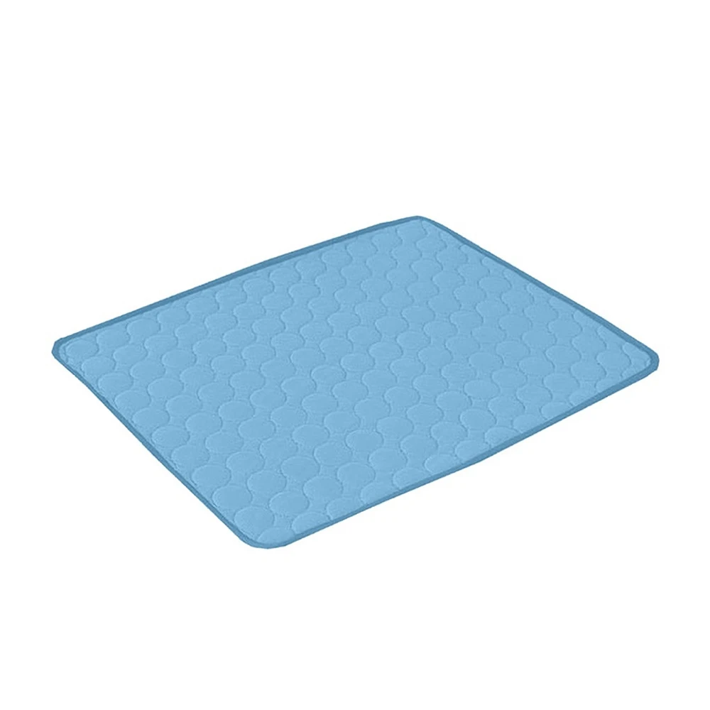 

Dog Cooling Mat Ice Pad 100*70CM Large Size Ice Silk Cool Mat Bed Cat Cushion Moisture-Proof Cooler Sofa Mats Portable Pet Bed