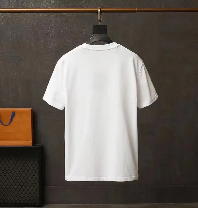 

Mens Fashion Sleeve T-Shirt with Letter Logo Symbol of Luxury Brand Men's Clothing
