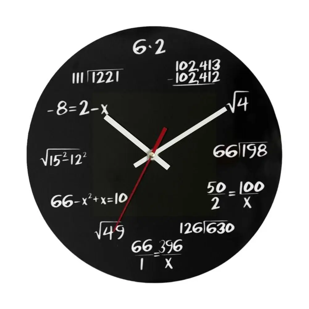 Новинка настенные часы для бега и танцев Забавный декор в виде костей