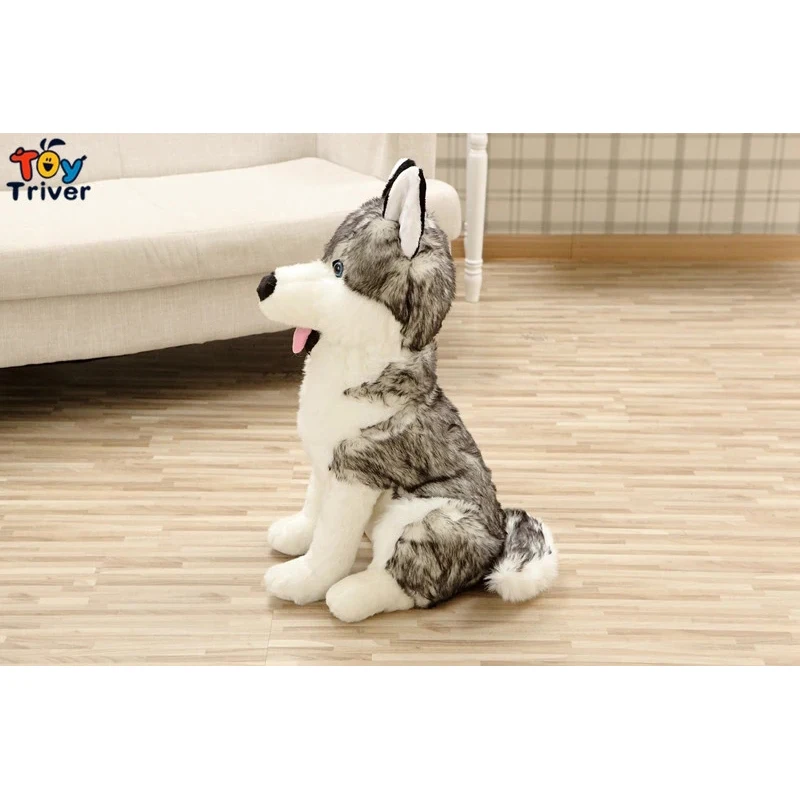 Kawaii волк Собака Хаски плюшевые игрушки мягкие в виде животных с наполнением