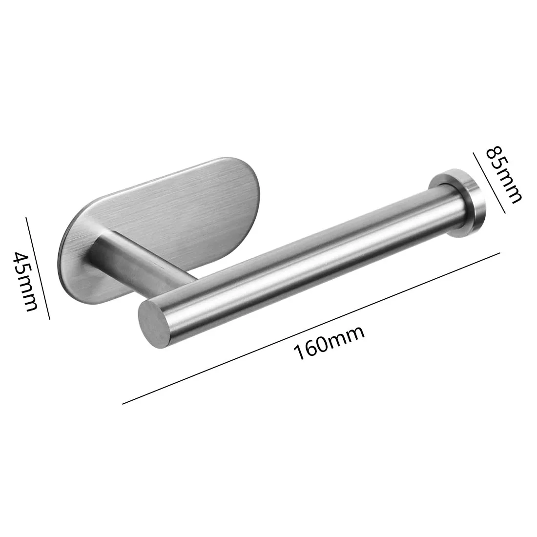 

Paper Holder Wall Mount Toilet Stainless Steel Kitchen Roll Paper Accessory Bathroom Tissue Towel Accessories Rack Holders