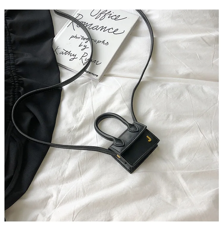 Mini PU Black Женская мини-сумка-тоут, новинка, крокодиловый узор, флип-сумка через плечо, женская простая сумка на плечо, маленькая квадратная женская сумка - Цвет: Mini PU Black