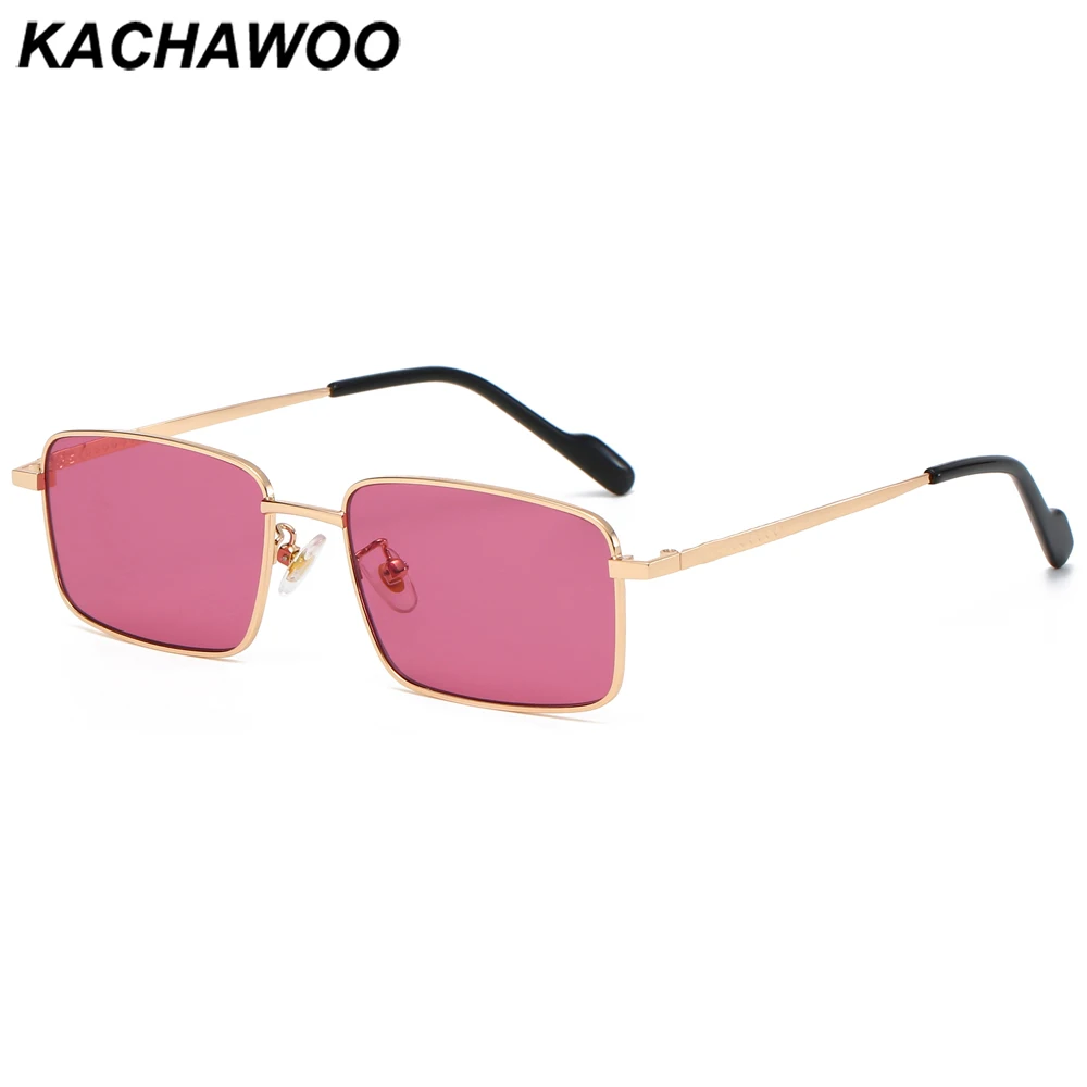 

Солнцезащитные очки Kachawoo для мужчин и женщин UV-400, зеркальные, в металлической оправе, для вождения, летние квадратные, золотистые, черные, ко...