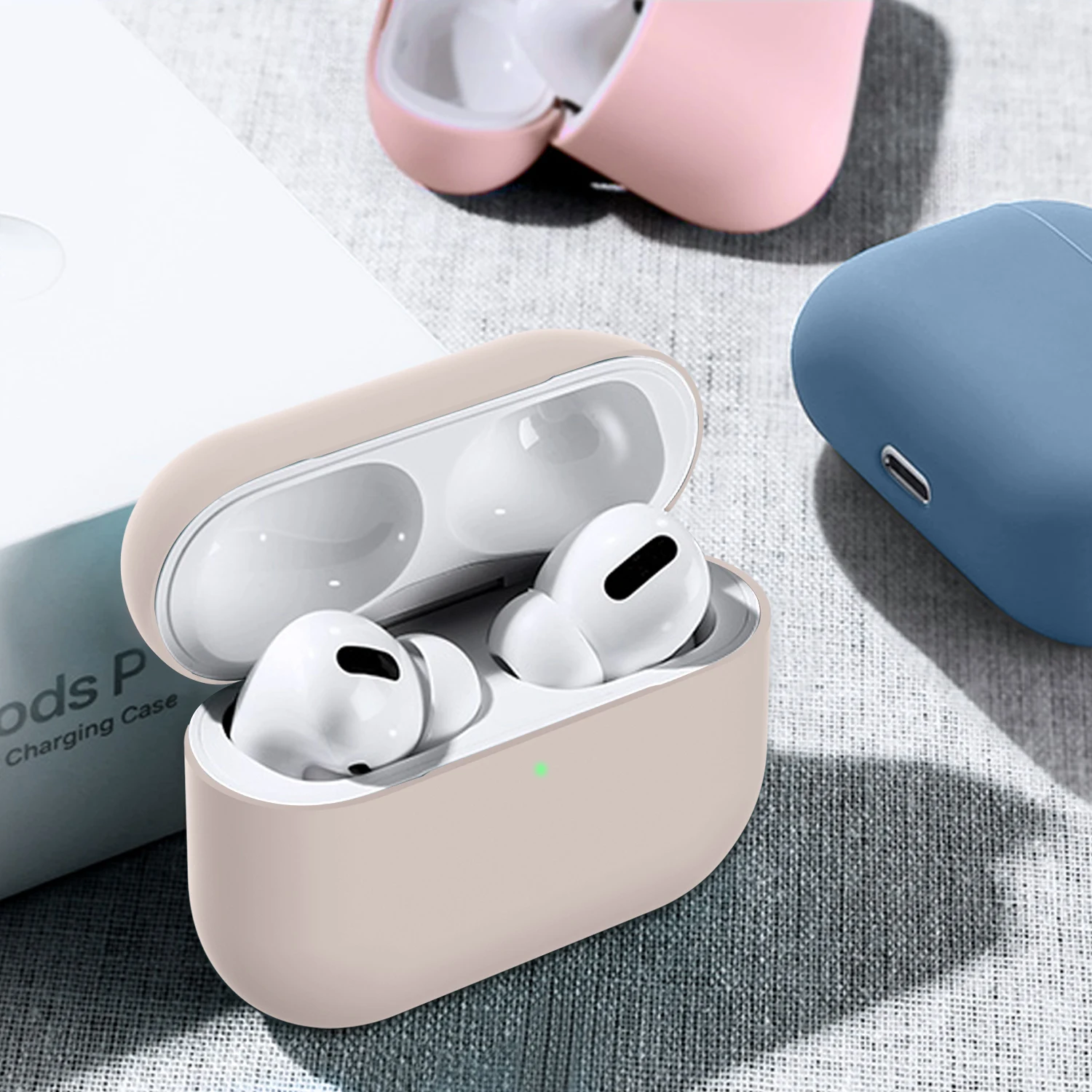 Ультратонкий Мягкий силиконовый чехол для наушников AirPods Pro беспроводной Bluetooth