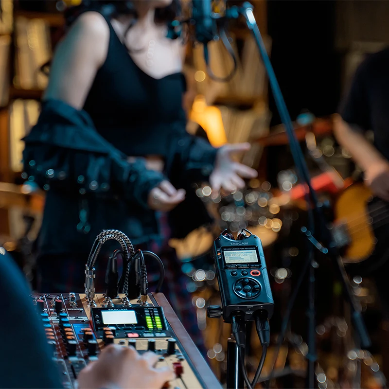 Tascam DR-40X Модернизированный DR-40 ручной цифровой диктофон профессиональная записывающая ручка линейный PCM рекордер