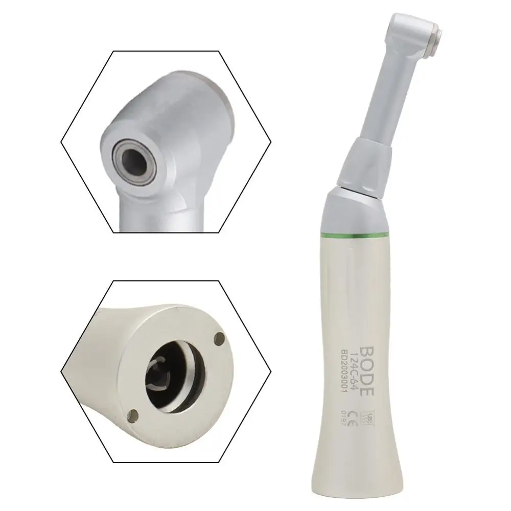 Dental Low Speed Handpiece Contra Angle Handpiece Push Botton 64:1 Dental Handpiece BODE 124C-64
