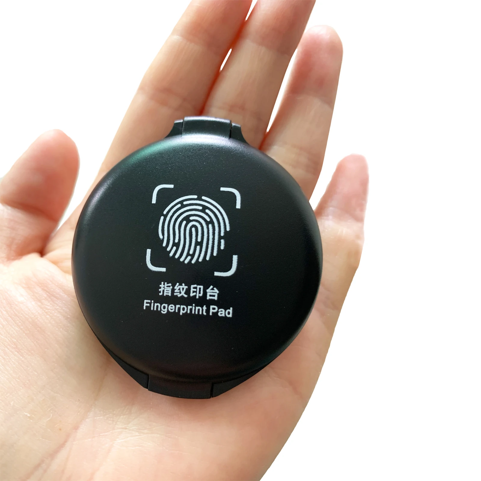 4 шт. черные отпечатки пальцев и чернильные прокладки для штампов