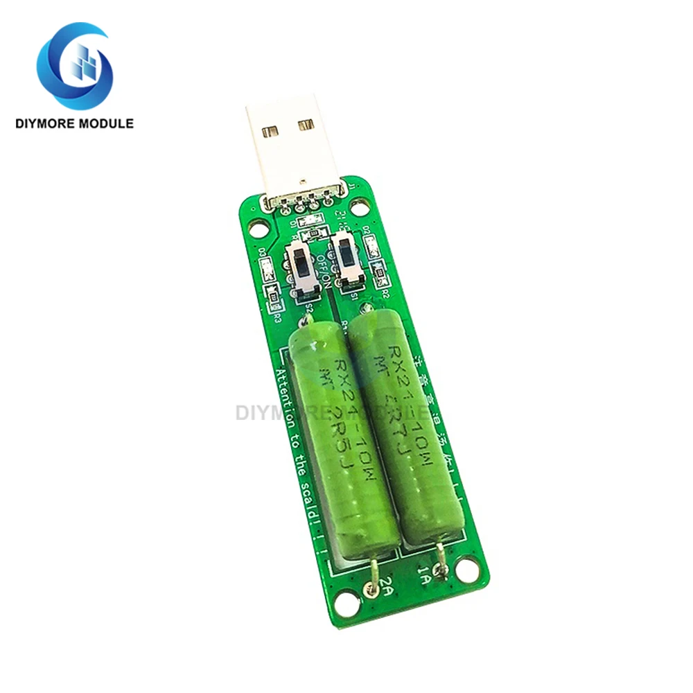 Резистор USB dc электронная нагрузка с регулируемым переключателем 3 5V1A ток/2A/3A