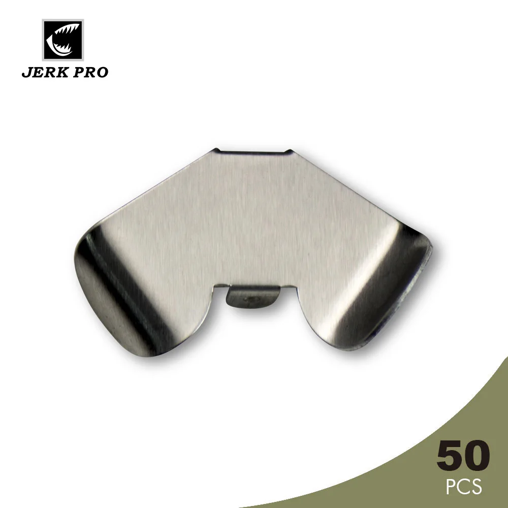 

JERK PRO 50PCS Aluminium Buzzer Spinner Blades DIY Buzzbait Surface Fishing Lures Angler’s Tackle Craft Accessories