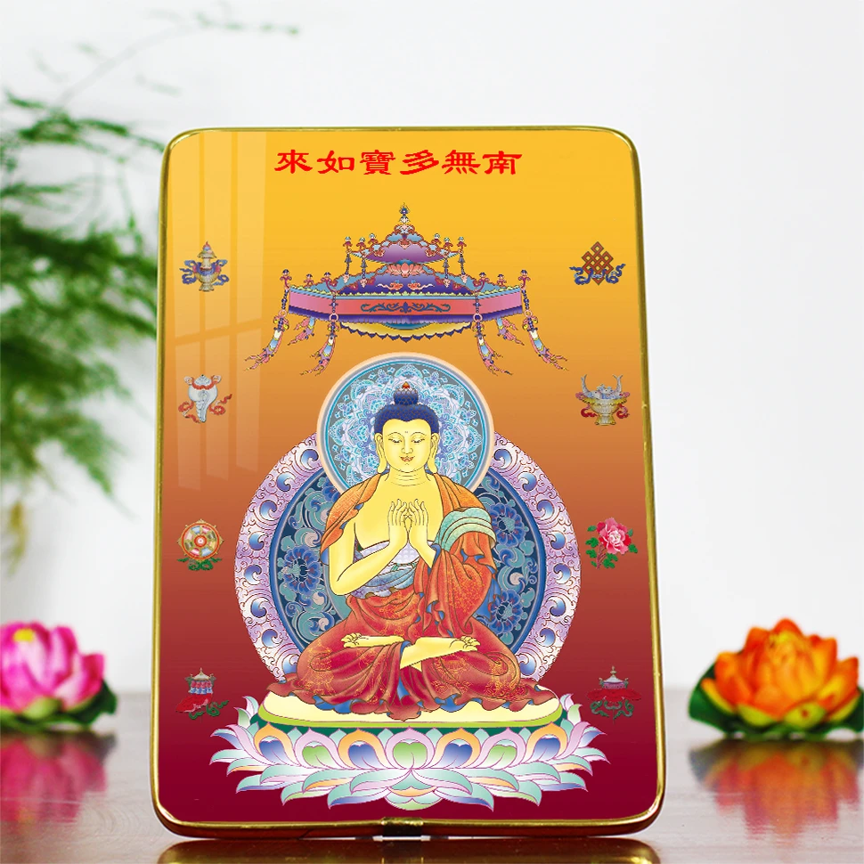 

7. Семь сокровищ, портрет татагаты, Будда, живопись, украшения, изысканные религиозные фэн-шуй