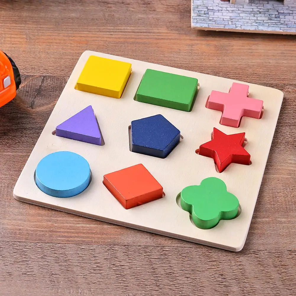 

Wood Geometric Shapes Sorting Puzzle Baby Math Montessori Toys Early Educational Toys for Kids Children New Year Gifts
