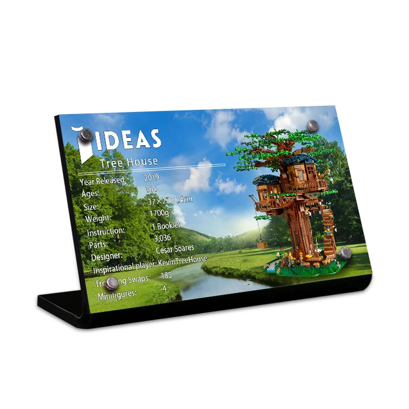

Acrylic display stand brand for creator 21318 idea Tree House toys building blocks