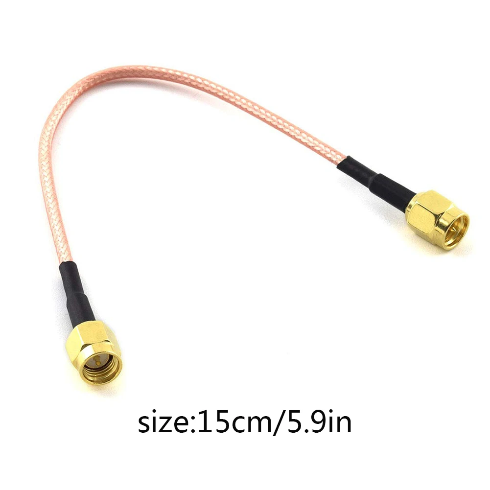 

RF Coaxial Coax Cable SMA Male To SMA Male RG316 Cable Assembly Antenna Extender Cable Adapter 5PCS New