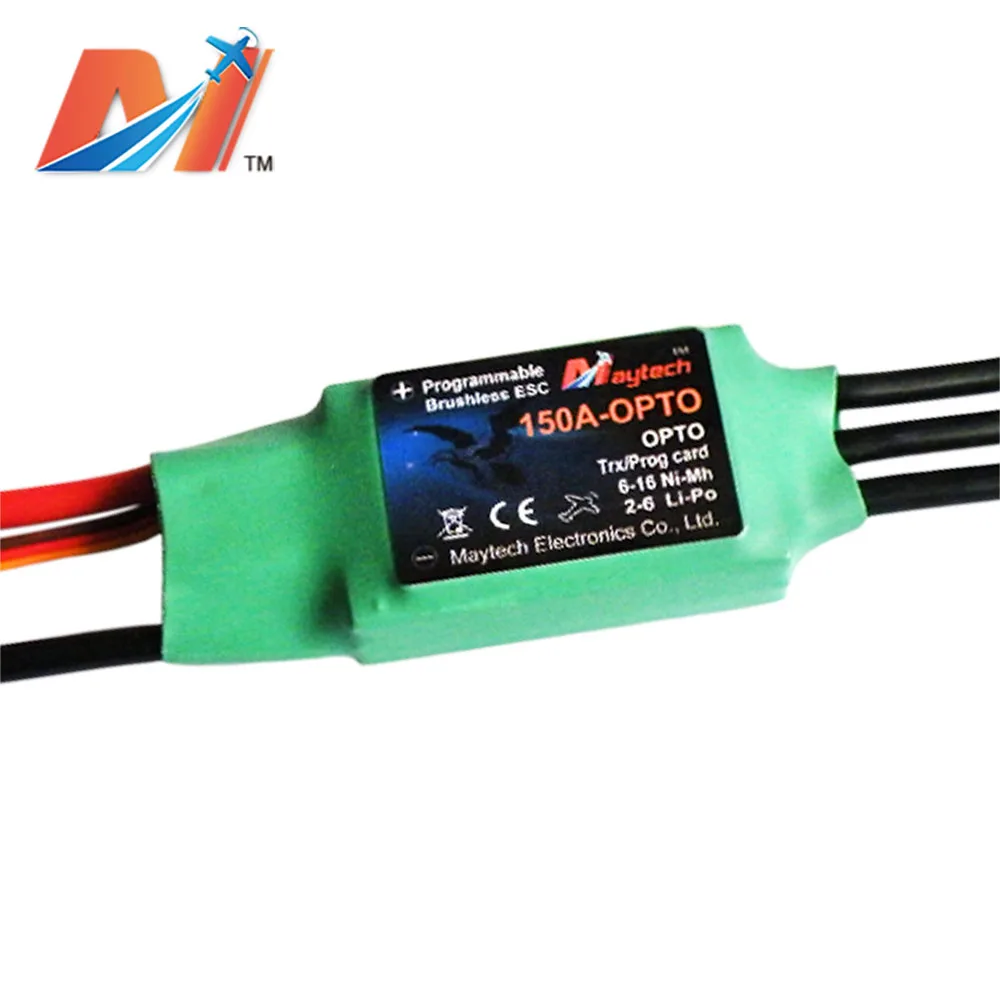 

Maytech Clearance Sale 150A brushless speed controller with FP Firmware for RC airplanes